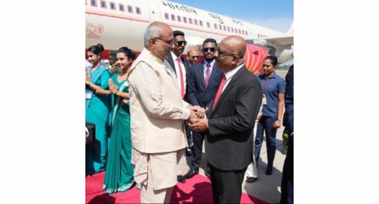 ඉන්දීය උප ජනපති සී පී රාධක්‍රිෂ්ණන් දිවයිනට